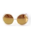 Lunettes style Chloé Carlina Champagne