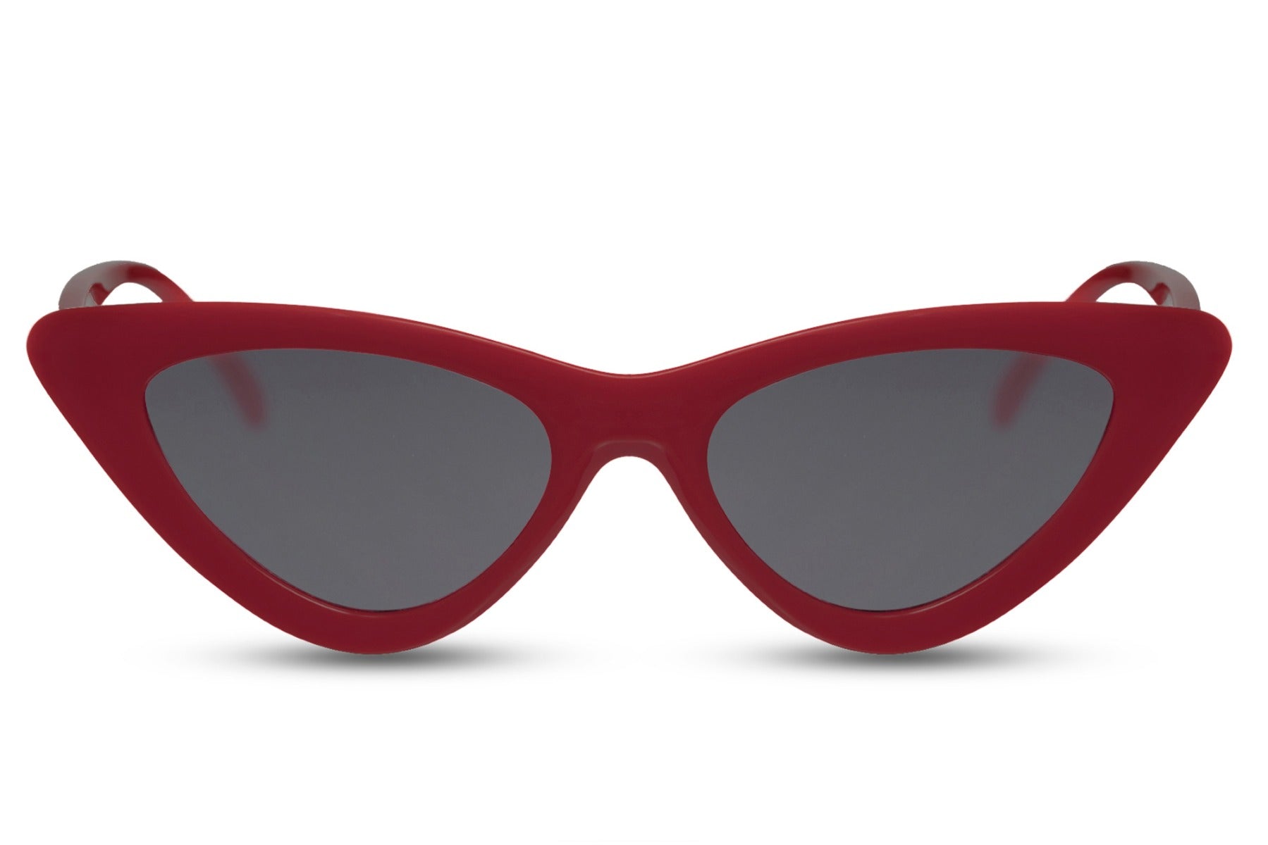 Lunettes Cat Eye vermillon solaires – Image 2