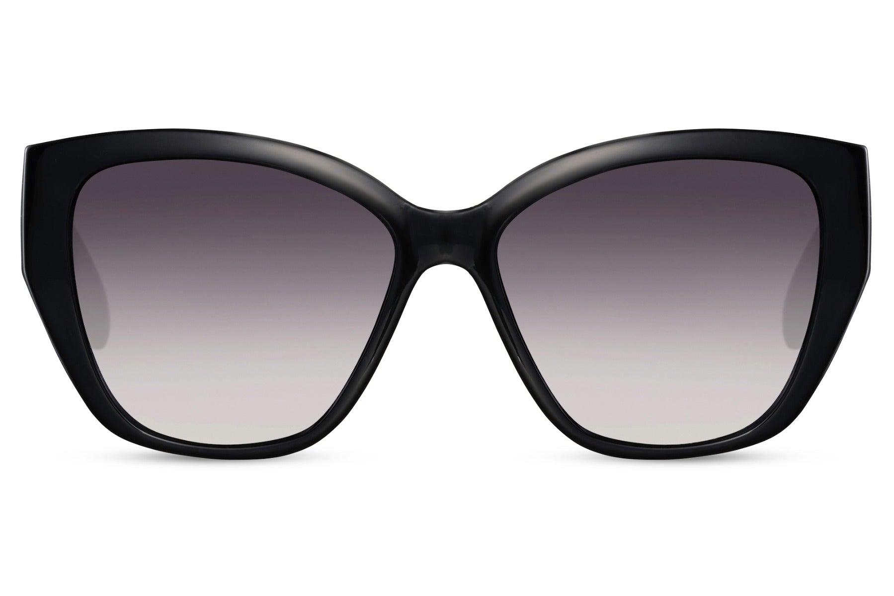 Lunettes Cat Eye grand modèle léopard noir – Image 2