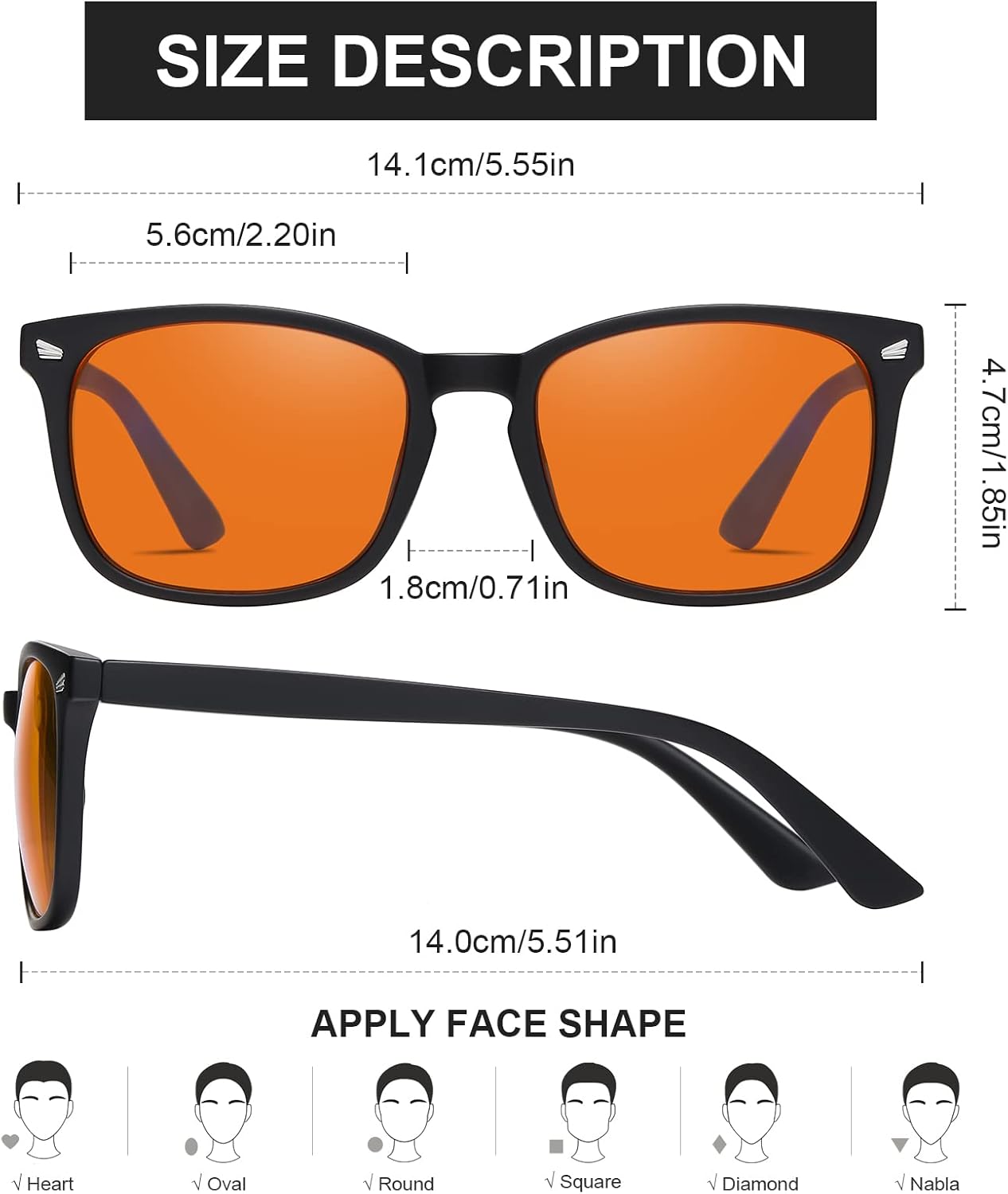 Lunettes anti lumière bleue Okany pour gaming - Protection UV400 et réduction de la fatigue oculaire – Image 2