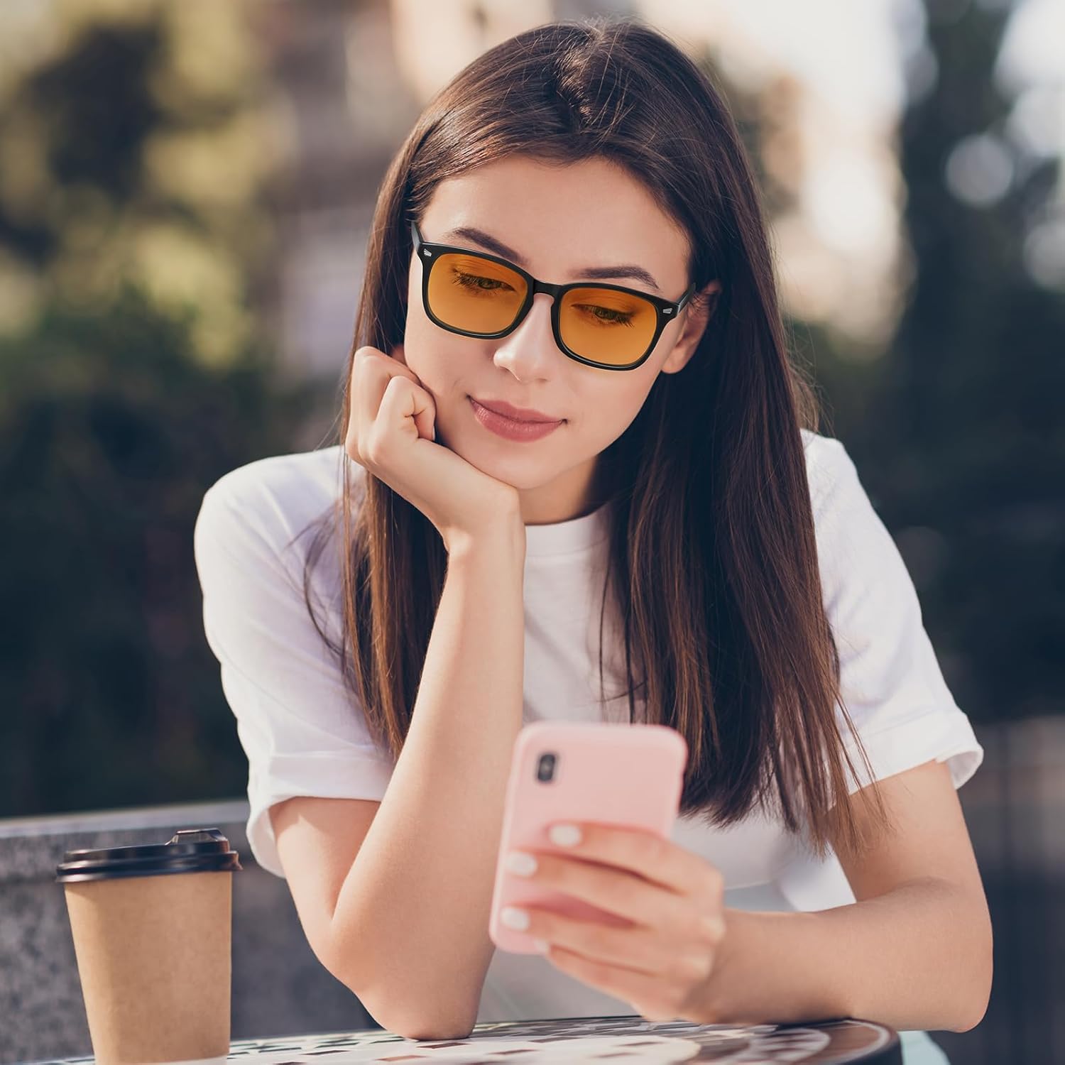 Lunettes anti lumière bleue Okany pour gaming - Protection UV400 et réduction de la fatigue oculaire – Image 4
