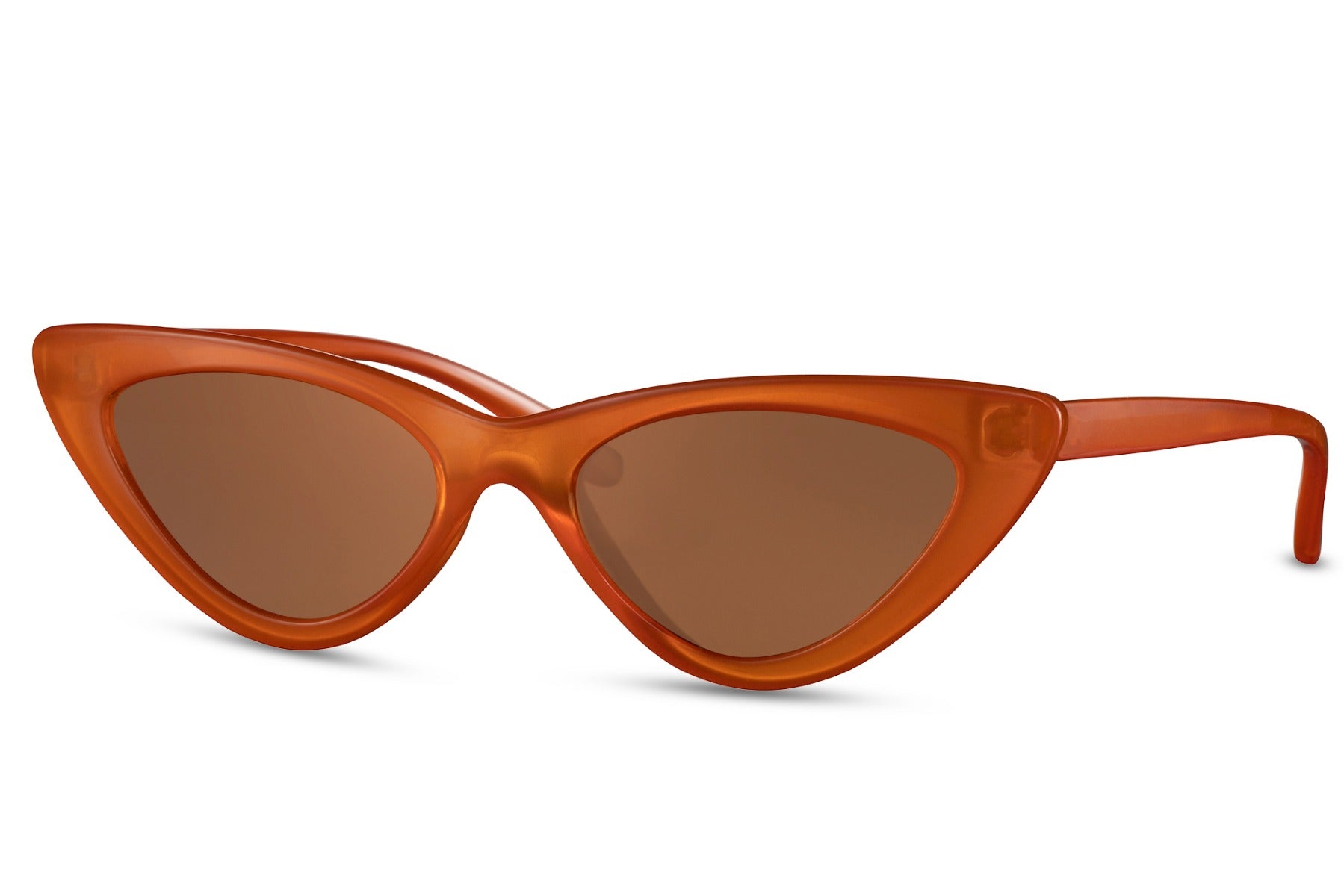 Lunettes Cat Eye teinte marron