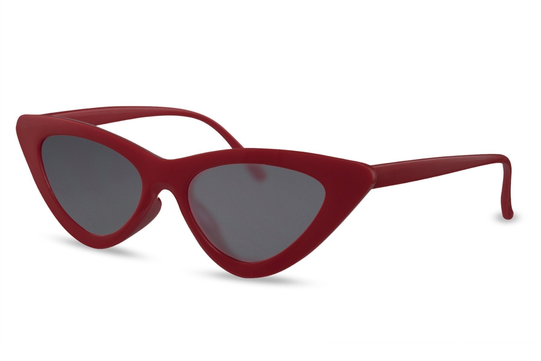 Lunettes Cat Eye vermillon solaires